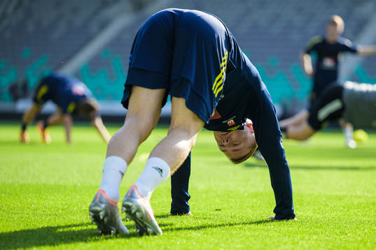 Joel Andersson of the Swedish national football team