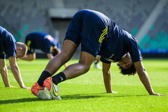 Jens Cajuste of the Swedish national football team