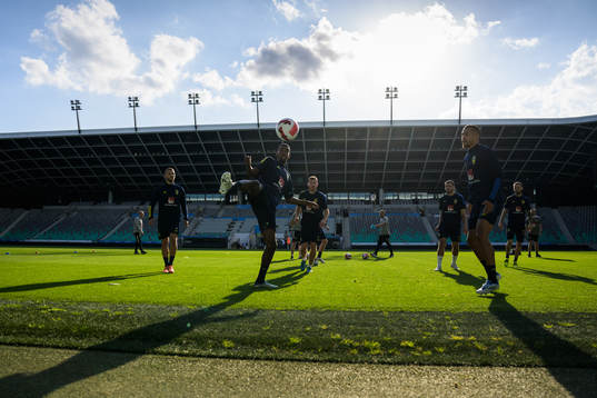 Jesper Karlström, Alexander Isak, Dejan Kulusevski, Edvin