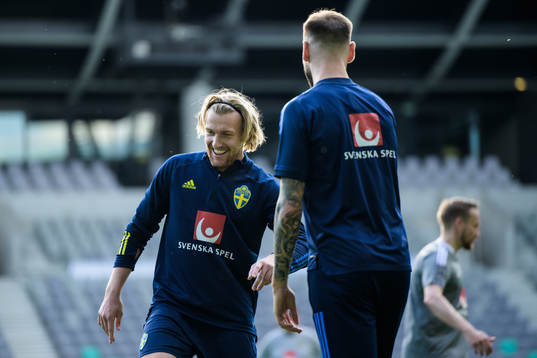 Emil Forsberg of the Swedish national football team