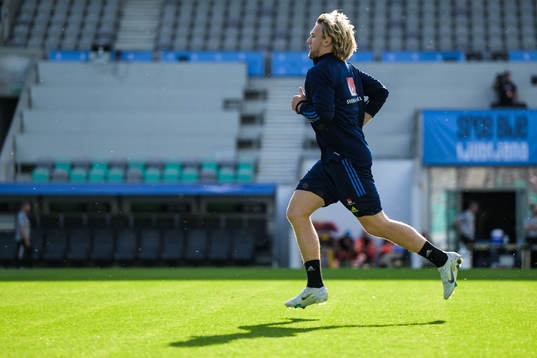 Emil Forsberg of the Swedish national football team
