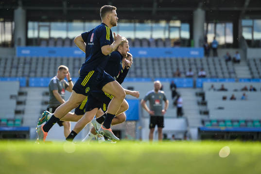 Gabriel Gudmundsson of the Swedish national football team
