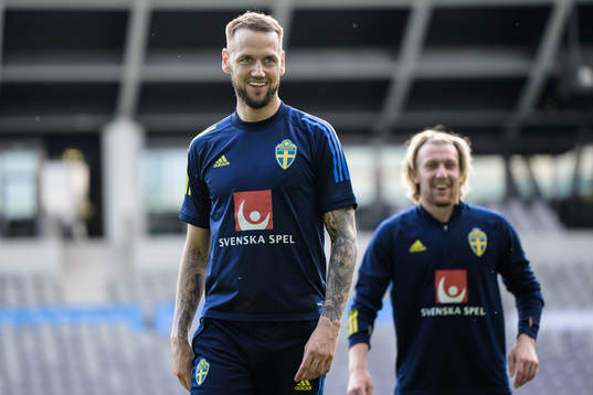 Alexander Milosevic of the Swedish national football team
