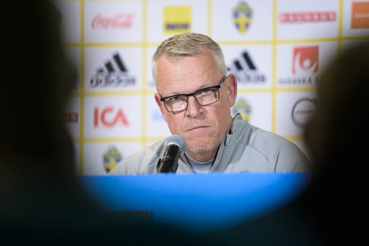 Bläddra bland fler bilder av Football, Nations League, Sweden, press conference