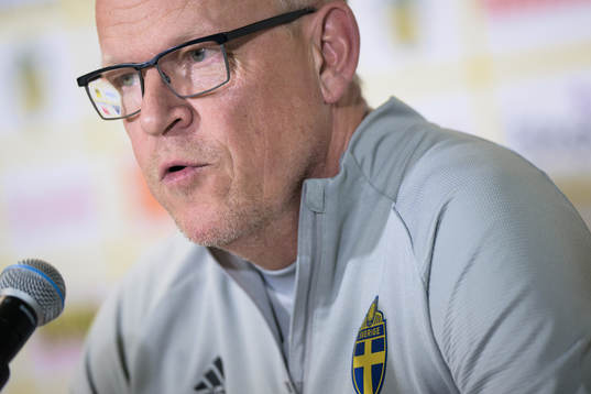 Head coach Janne Andersson of the Swedish national football