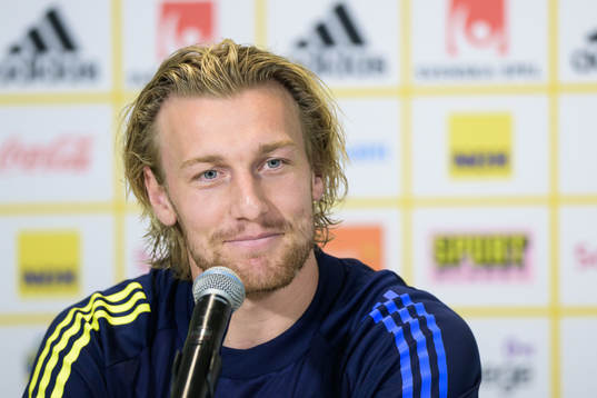 Emil Forsberg of the Swedish national football team