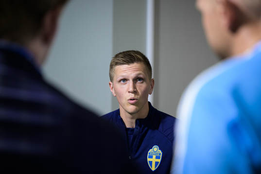 Joakim Nilsson of the Swedish national football team