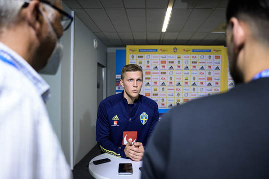 Joakim Nilsson of the Swedish national football team