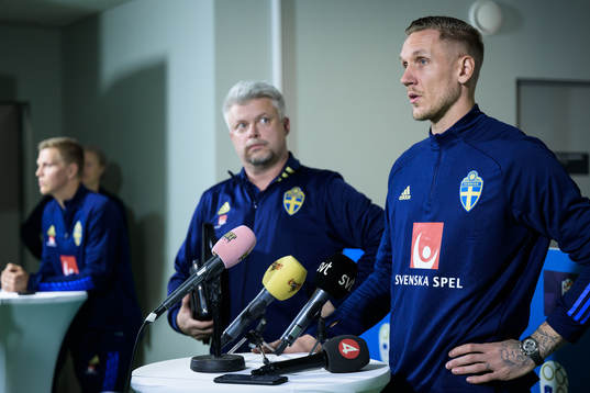 Robin Olsen of the Swedish national football team