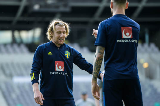 Emil Forsberg of the Swedish national football team