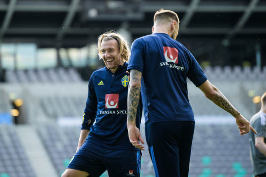 Emil Forsberg of the Swedish national football team