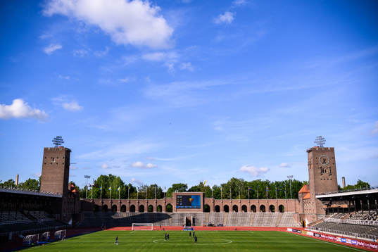 Vy av Stockholms Stadion