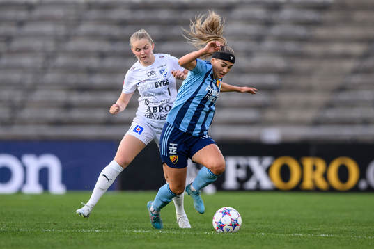 Kalmars Amanda Persson och Djurgårdens Lova Lundin