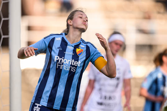 Djurgårdens Sanna Kullberg deppar