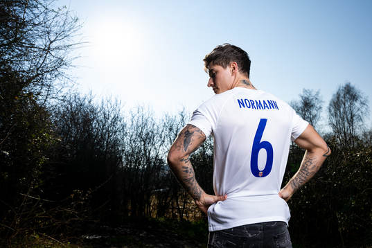 Mathias Normann of the Norwegian national football team