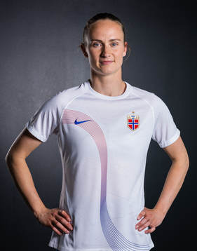 Caroline Graham Hansen of the Norwegian national football