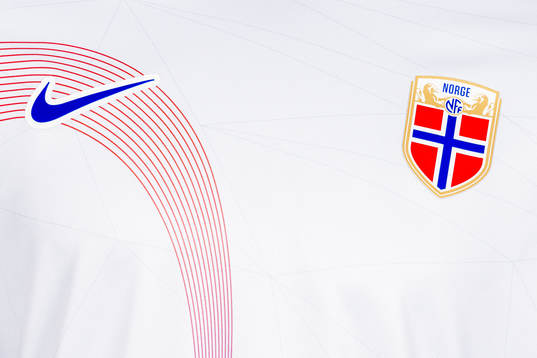 The away kit of the Norwegian national football team