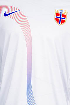 The away kit of the Norwegian national football team