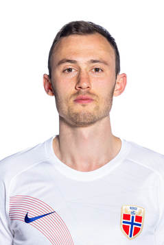 Fredrik Aursnes of the Norwegian national football team