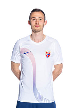 Fredrik Aursnes of the Norwegian national football team