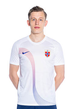 Marcus Holmgren Pedersen of the Norwegian national football