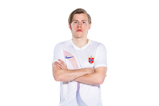 Jens Petter Hauge of the Norwegian national football team