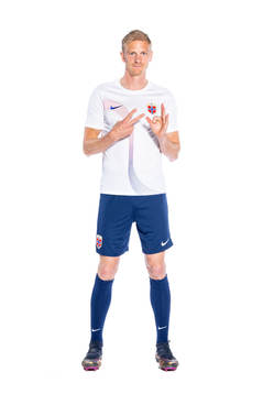 Morten Thorsby of the Norwegian national football team