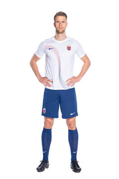 Kristoffer Ajer of the Norwegian national football team