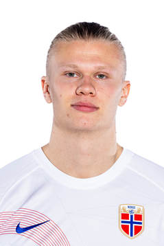 Erling Braut Haaland of the Norwegian national football