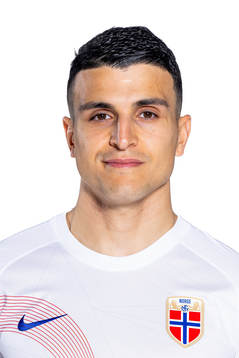 Mohamed Elyounoussi of the Norwegian national football team