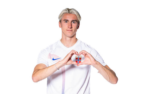 Dennis Johnsen of the Norwegian national football team