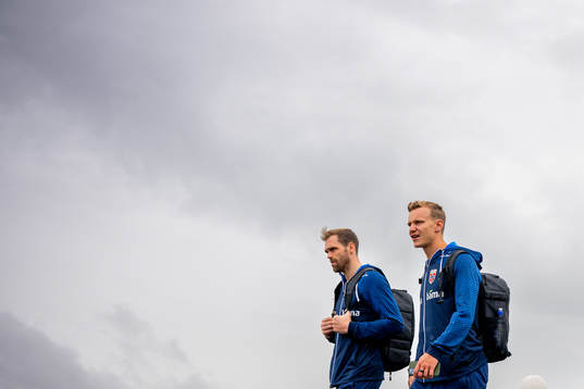 Brede Moe and Marius Lode of the Norwegian national