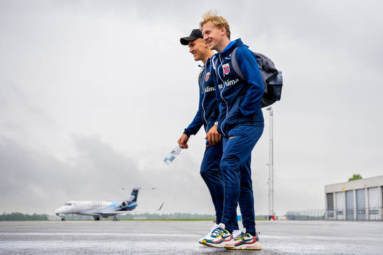 Leo Østigård and Mats Møller Dæhli of the Norwegian