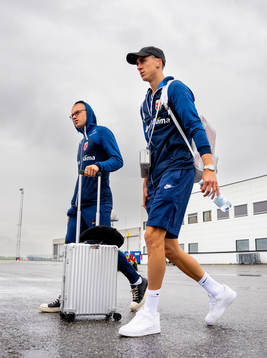 Julian Ryerson and Dennis Johnsen of the Norwegian national