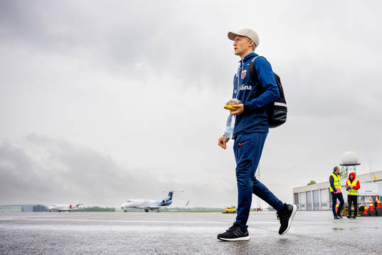 Birger Meling of the Norwegian national football team