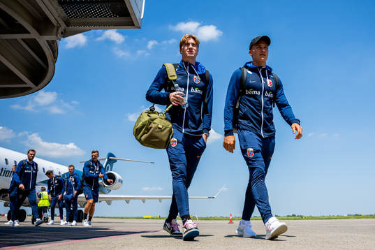 Kristian Thorstvedt and Leo Østigård of the Norwegian