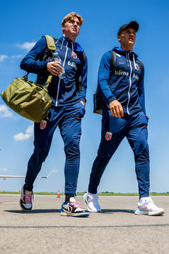 Kristian Thorstvedt and Leo Østigård of the Norwegian
