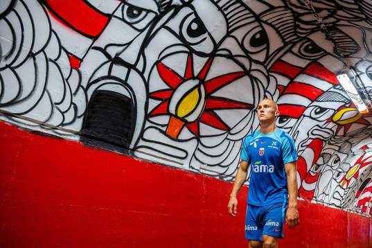 Leo Østigård of the Norwegian national football team