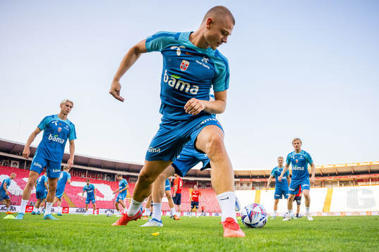 Julian Ryerson of the Norwegian national football team