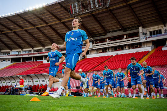 Sander Berge of the Norwegian national football team