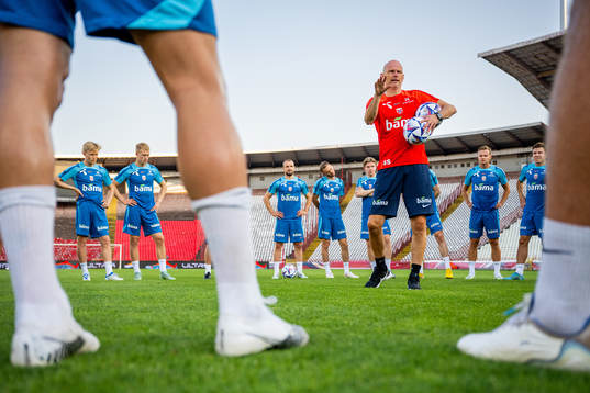 Ståle Solbakken, head coach of the Norwegian national