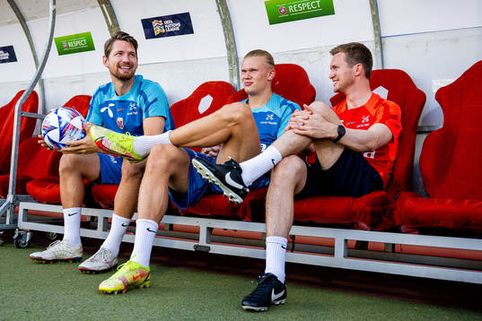 Stefan Strandberg, Erling Braut Haaland and Pål Fjelde of