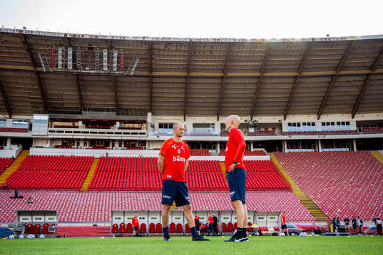 Brede Hangeland, player manager, and Ståle Solbakken, head