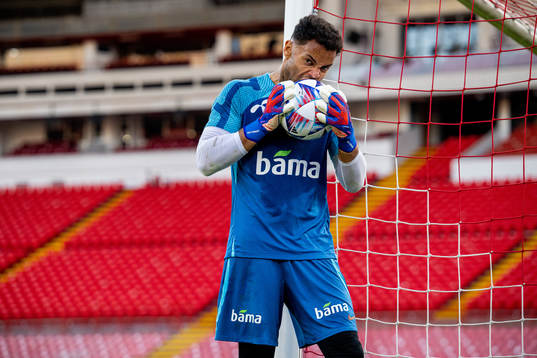 Goalkeeper Sten Grytebust of the Norwegian national