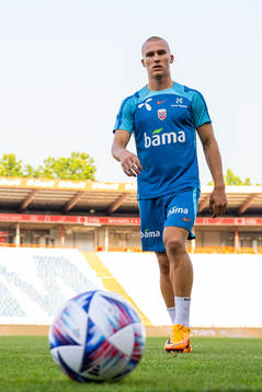 Leo Østigård of the Norwegian national football team