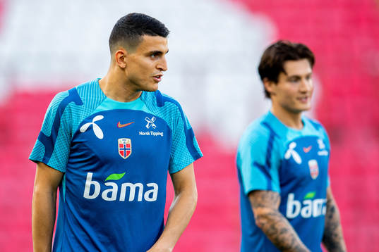 Mohamed Elyounoussi of the Norwegian national football team
