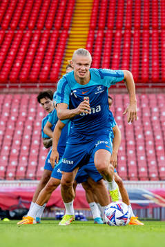 Erling Braut Haaland of the Norwegian national football team