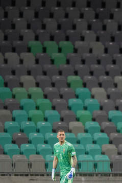 Goalkeeper Robin Olsen of Sweden