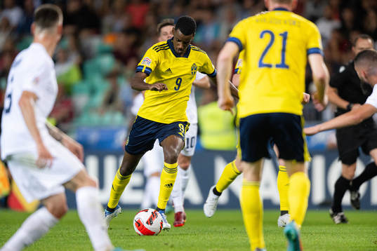 Alexander Isak of Sweden