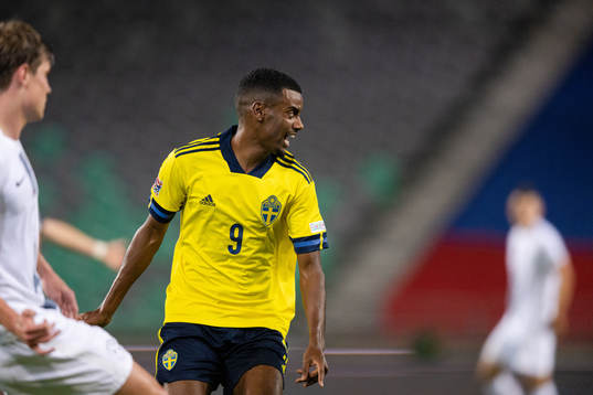 Alexander Isak of Sweden